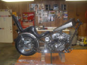 96" Shovelhead Custom Rigid Chopper