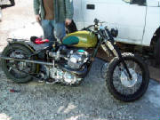 Honda CB750 SOHC Custom Rigid Cafe Style