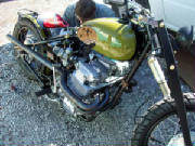 Honda CB750 SOHC Custom Rigid Cafe Style