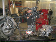 Honda CB750SOHC - Rigid Chopper - Design build II - donor IV