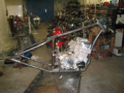 Honda CB750SOHC - Rigid Chopper - Design Build II - Frame/motor III