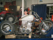 Honda CB750SOHC - Rigid Chopper - Design Build II - white tank II