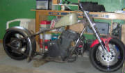 Suzuki GS750 Custom Rigid Chopper