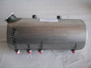 5" round domed oil tank