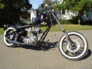 Custom Triumph chopper