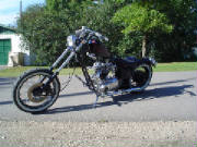 Custom Triumph chopper