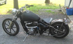 Suzuki Marauder Custom Hardtail Conversion