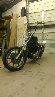 HD Iron Head Sportster Hardtail Conversion