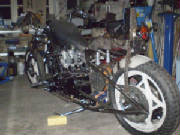 Suzuki GS1000 custom rigid chopper