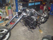 Suzuki GS1000 custom rigid chopper