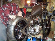 Harley Davidson Panhead Custom Rigid Chopper