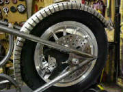 Harley Davidson Sporster - Custom Rigid - Alternative Cycle build I - rear wheel I