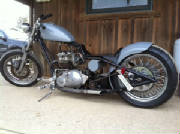 1977 Triumph Bonneville T140V Custom Rigid Chopper