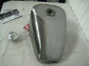 King Sportster fuel tank with screw in style steel gas cap