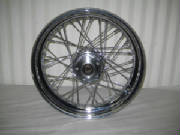 16" rear wheel 40 spoke dual flange hub 3/4 axle