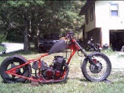 Honda CB750 SOHC custom rigid chopper