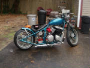 1979 Honda CB750 DOHC hardtail conversion