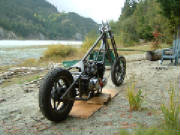 Honda CB650 - Rigid Chopper - Whistling in Whistler V