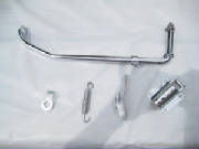 Chrome Jiffy stand kit 58-84 4-Speed Big Twin  