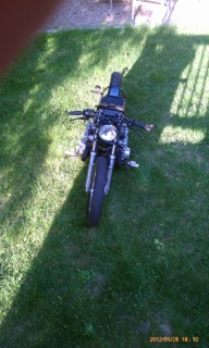 Honda CB750F DOHC 1981  hardtail conversion