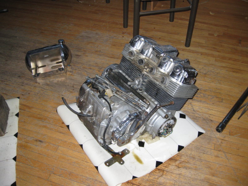 Honda CB750 SOHC  custom rigid