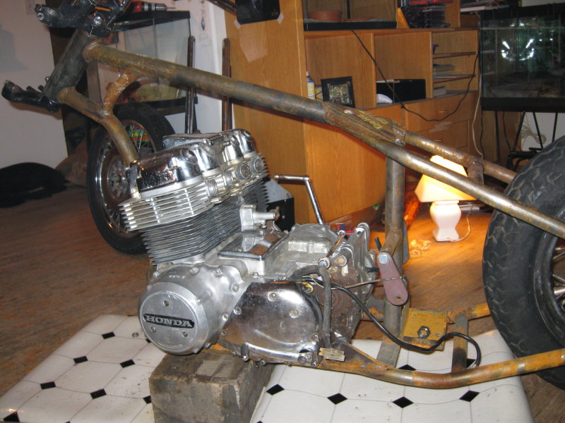 Honda CB750 SOHC custom rigid 
