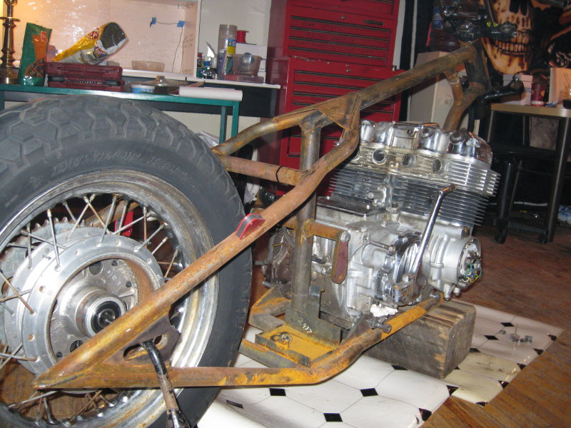 Honda CB750 SOHC custom rigid