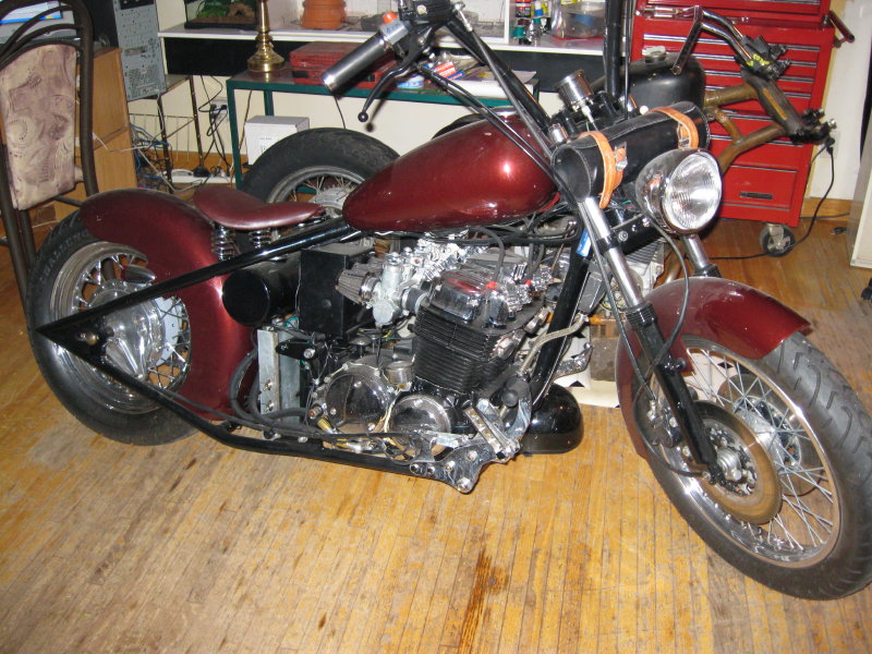 Honda CB750 SOHC custom rigid