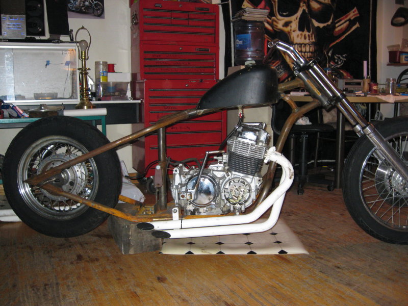 Honda CB750 SOHC custom rigid