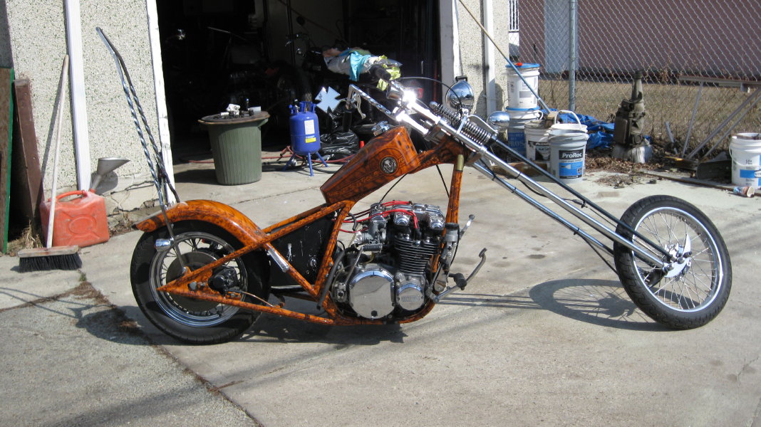 Honda CB750 rigid chopper