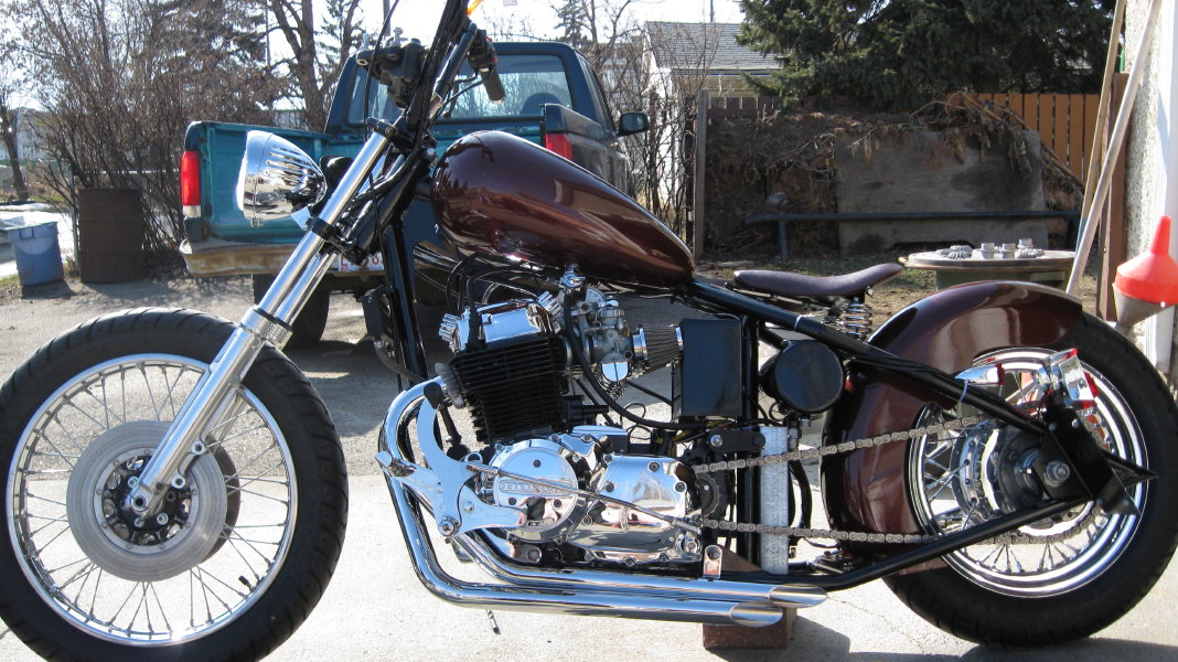 Honda CB750 rigid chopper
