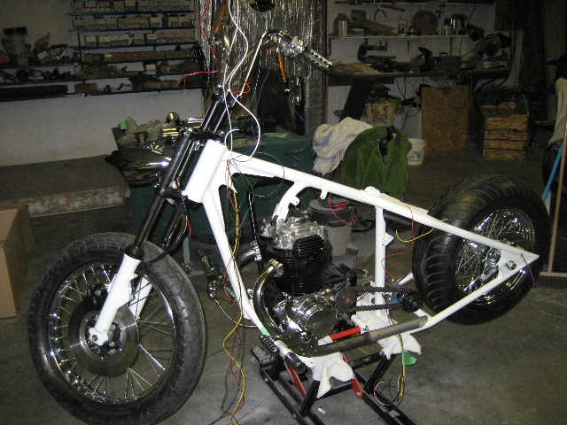 Honda CB360 Twin Custom Rigid Bobber