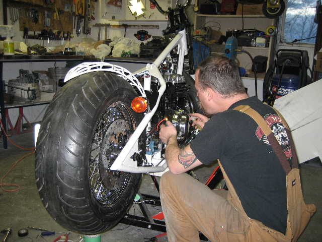Honda CB360 Twin Custom Rigid Chopper