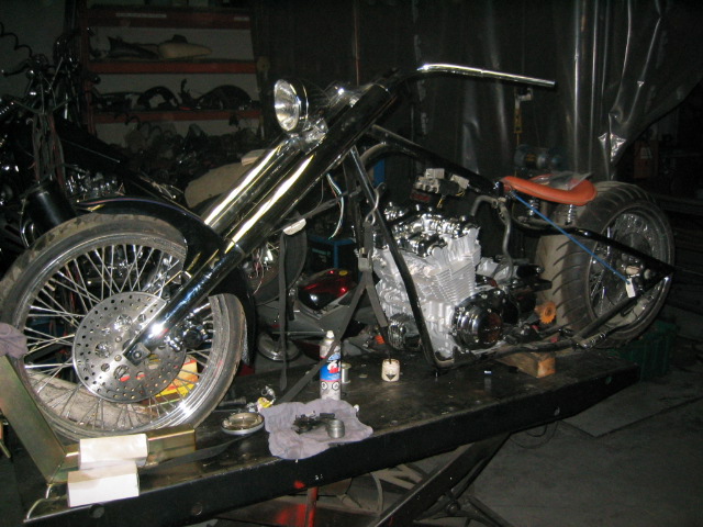 Honda CB750 DOHC Custom Rigid Chopper