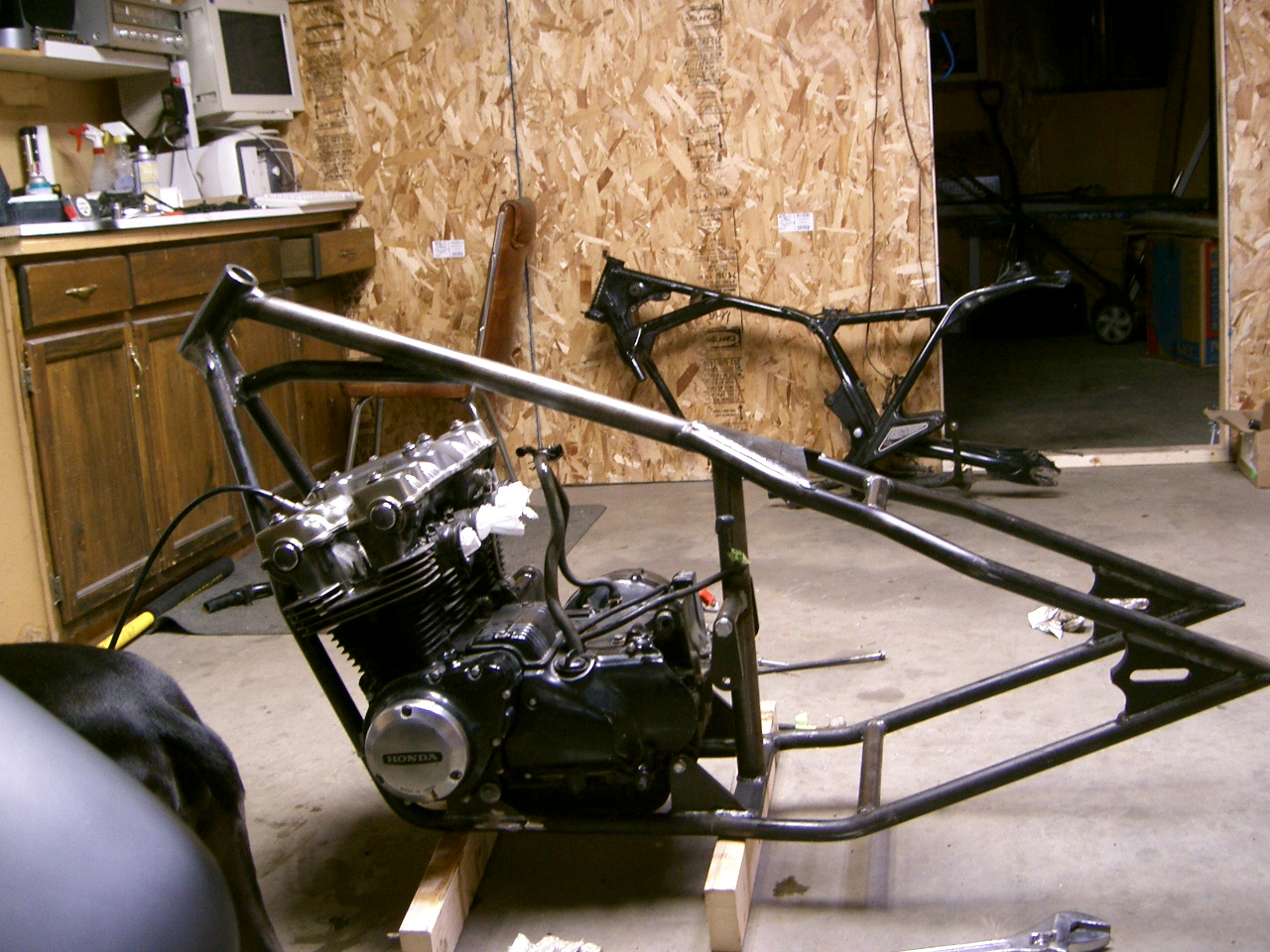 Honda CB750 DOHC custom rigid chopper