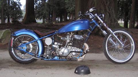 Honda CB750 SOHC Custom Rigid Chopper