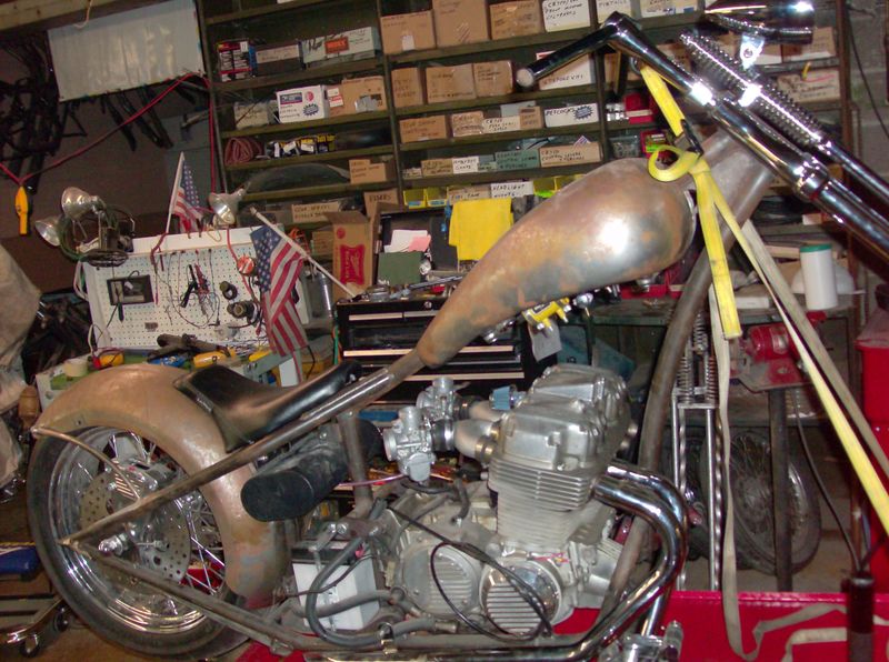 Honda CB750 SOHC Custom Rigid Chopper