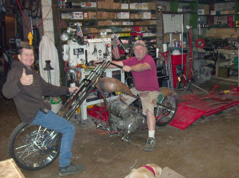 Honda CB750 SOHC Custom Rigid Chopper